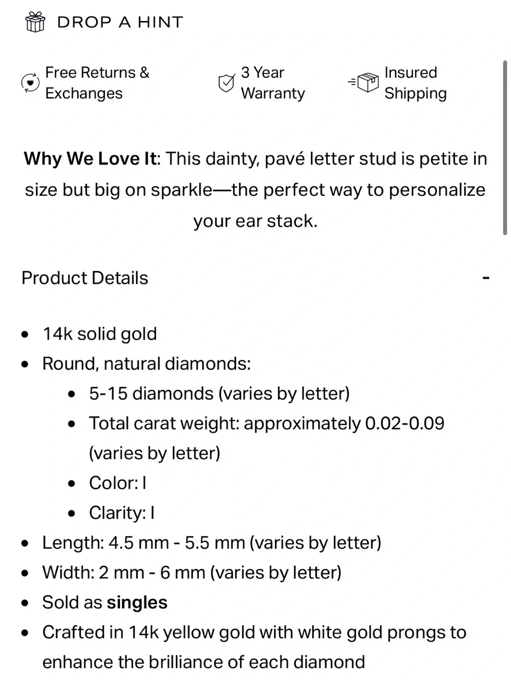 Ring Concierge gold mini